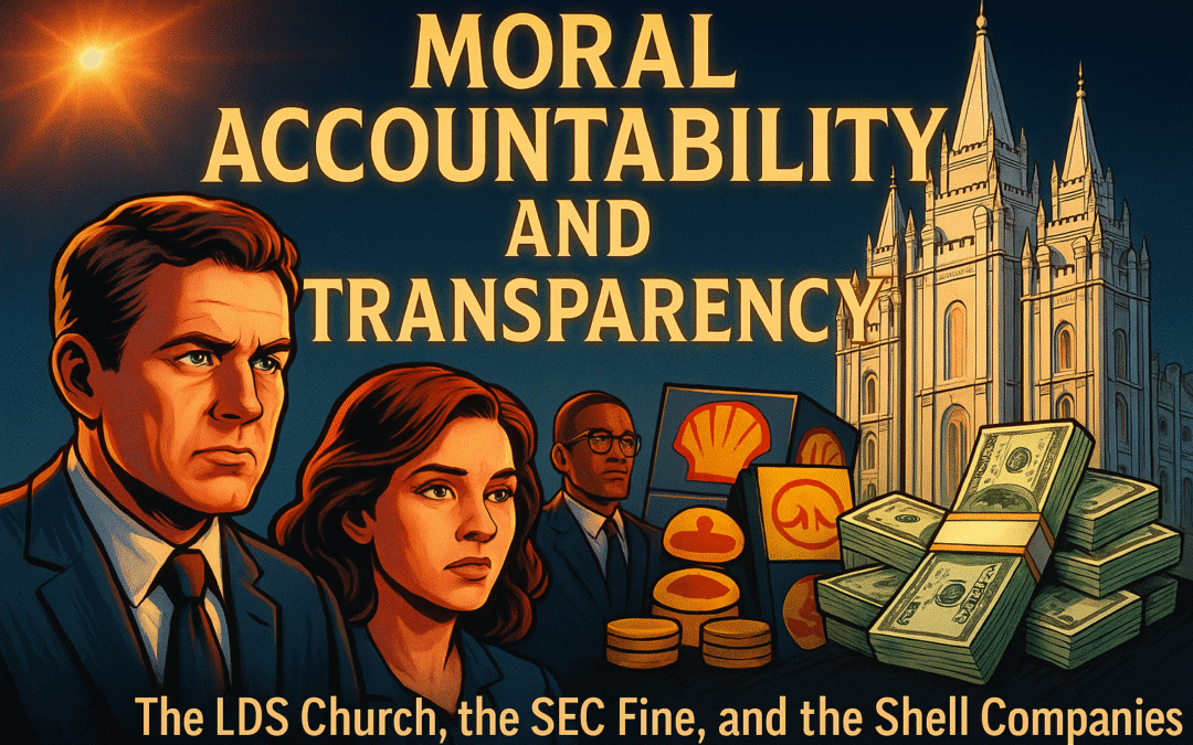 The LDS Church, the SEC Fine, and the Shell Companies: A Spiritual and Practical Analysis
