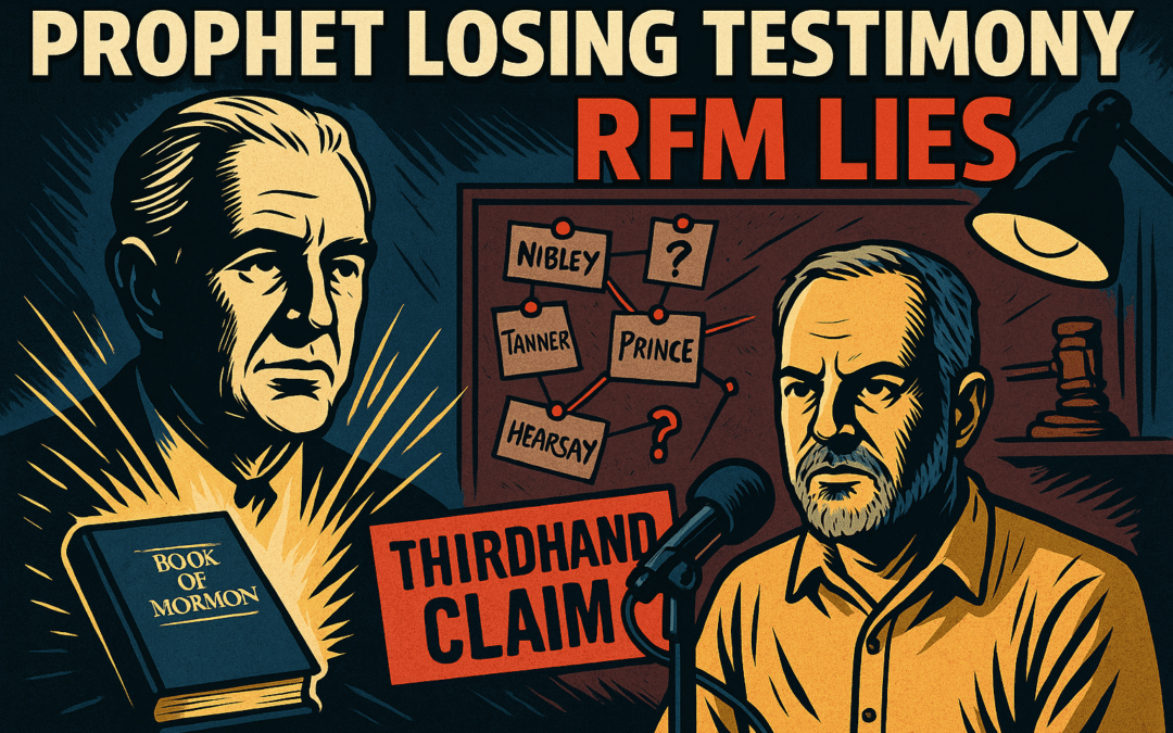 Radio Free Mormon Lies -Did David O. McKay Lose His Testimony?