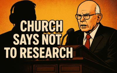 Church Leaders Don’t Want You Researching Truth Claims?
