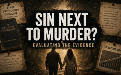 Sin Next to Murder: What the LDS Church Actually Taught